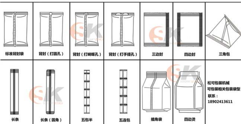 茶葉包裝機(jī)可以根據(jù)需要選擇不同的袋型不同的機(jī)型