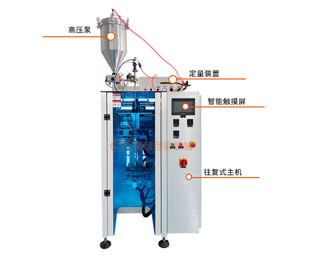 芥末芥辣醬自動(dòng)包裝機(jī)指示圖